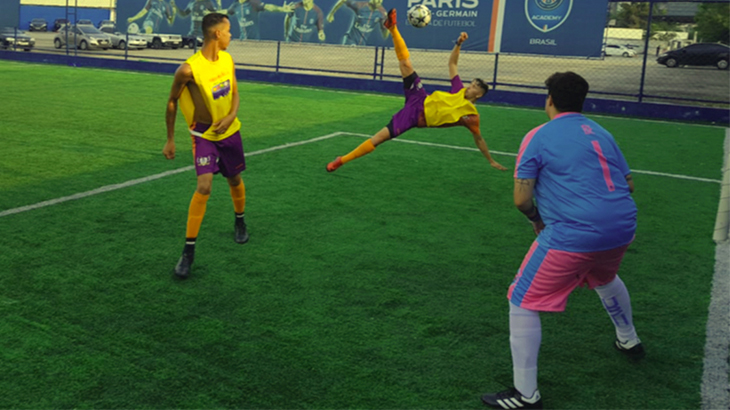 Treinamento do Natus FC, um dos primeiros times LGBTQI+ da Cidade de São Paulo | Foto: Natus FC.