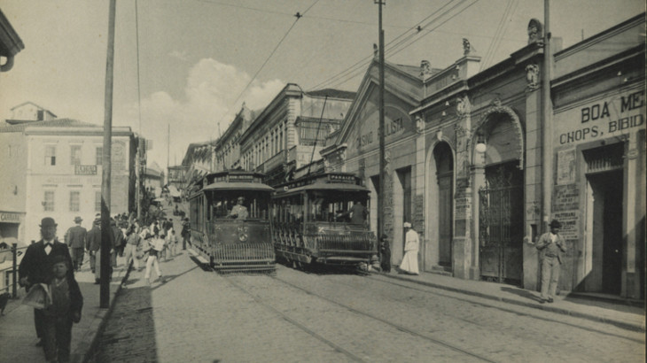 Rua São João - Guilherme Gaensly - Arquivo Biblioteca Nacional