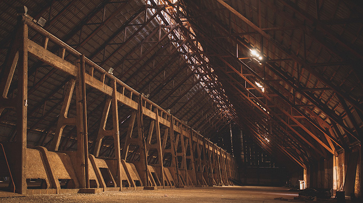 Graneleiro: espaço com mais de 3.000 m² de área construída (Foto: Felipe Regis)