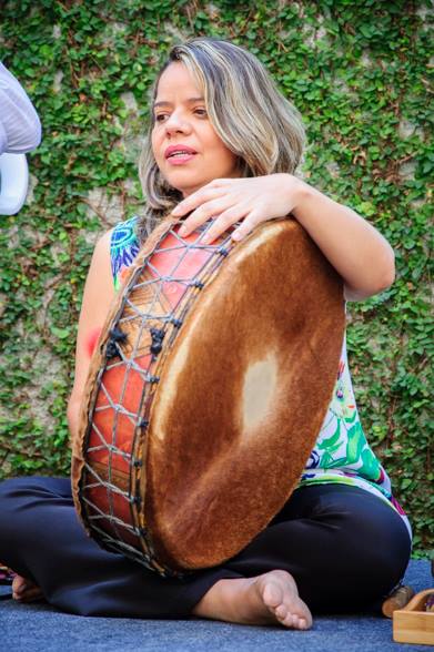 Meditação com tambores