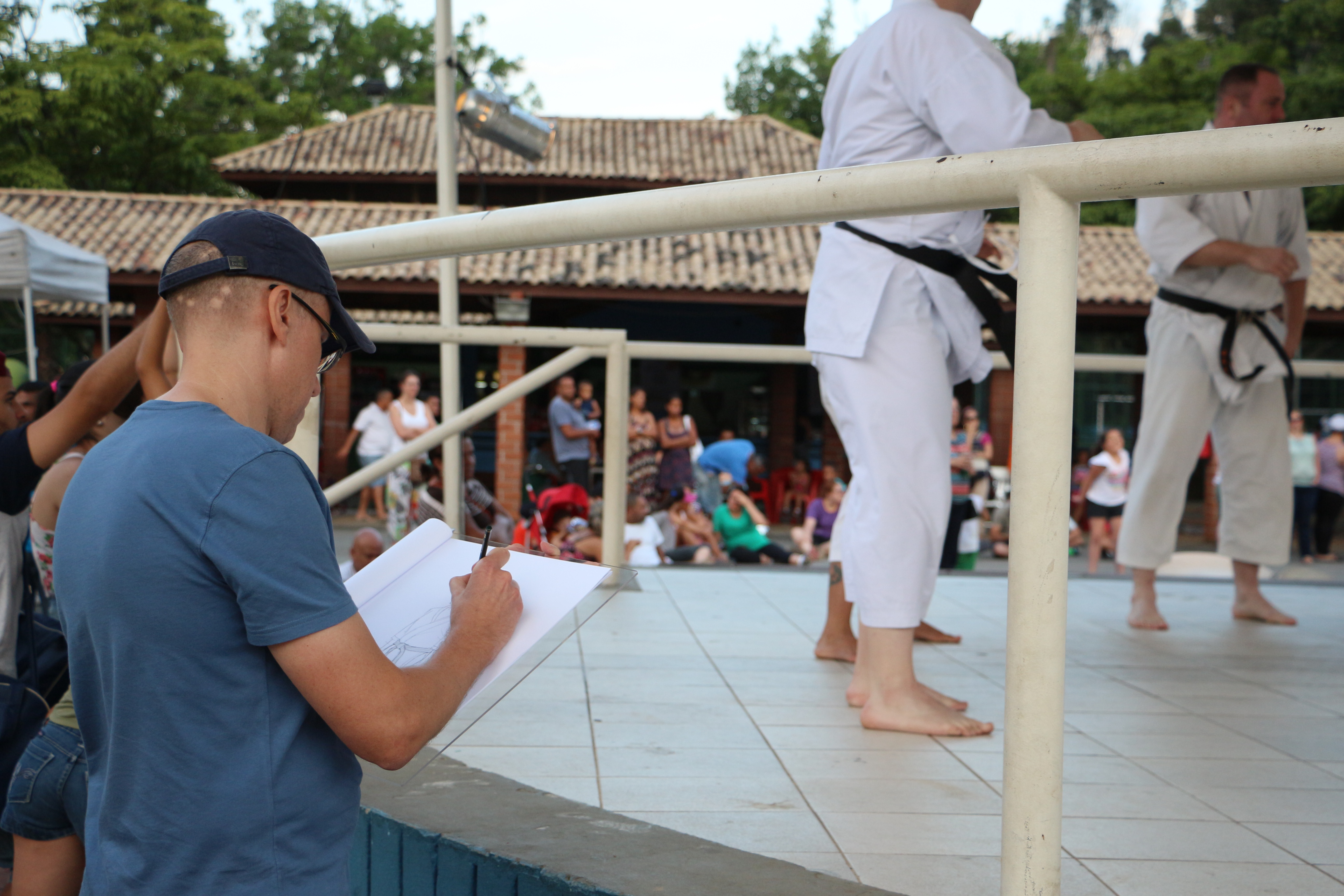 Merli registrando o Judô