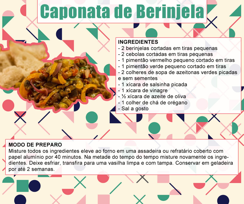 Receita da Caponata de Berinjela