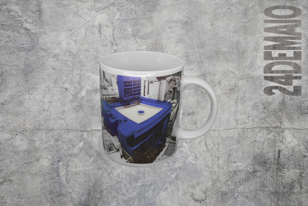 Caneca azul