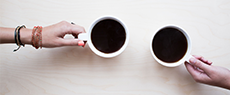 5 ideias para discutir tomando um café