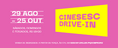 Cinesesc Drive-in: Na tela grande do CINESESC DRIVE-IN em pleno Parque Dom Pedro II 